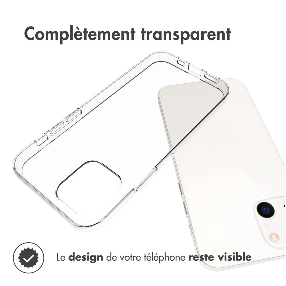Accezz Clear Case voor Apple iPhone 13 Transparant