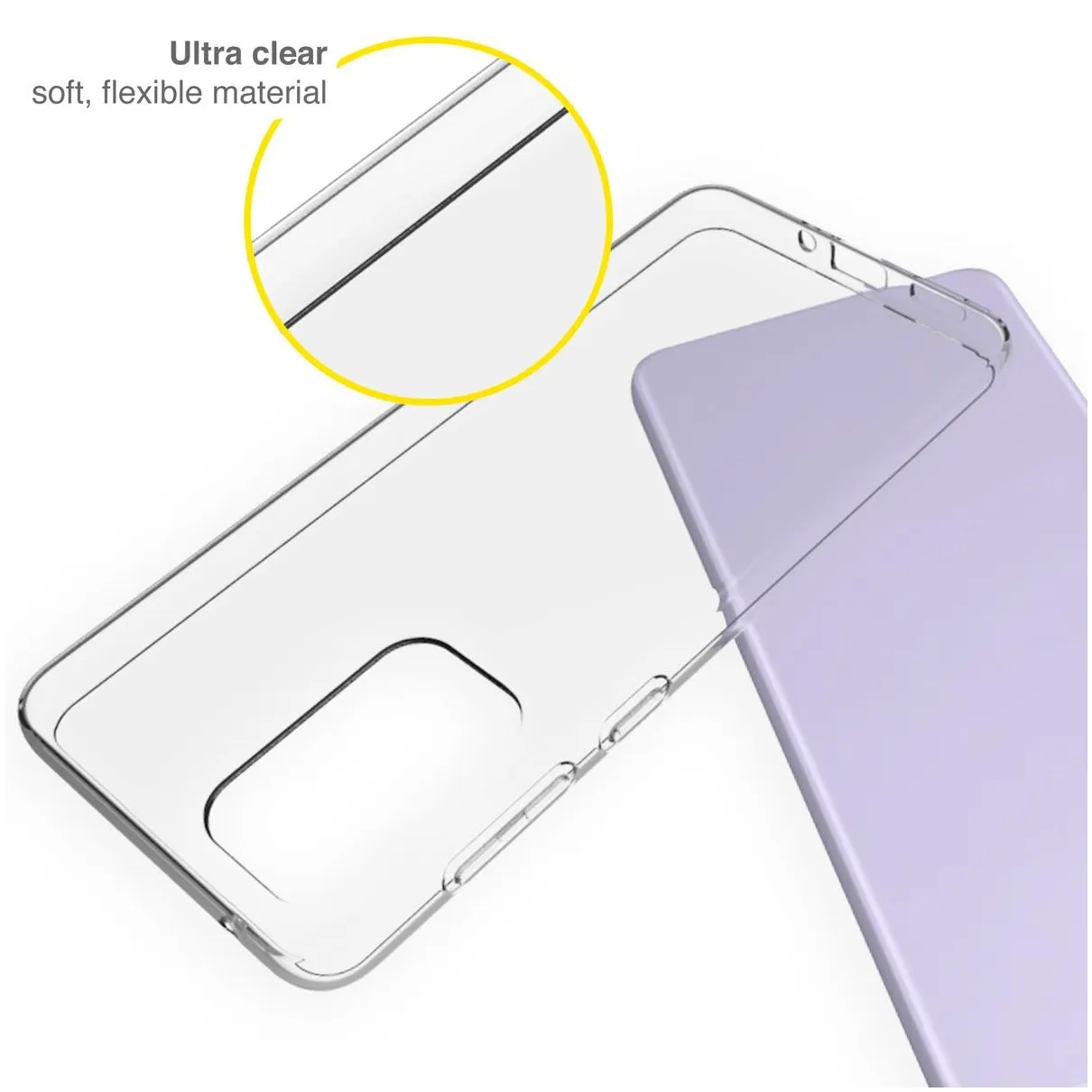 Accezz Clear Case voor Samsung Galaxy A33 Transparant