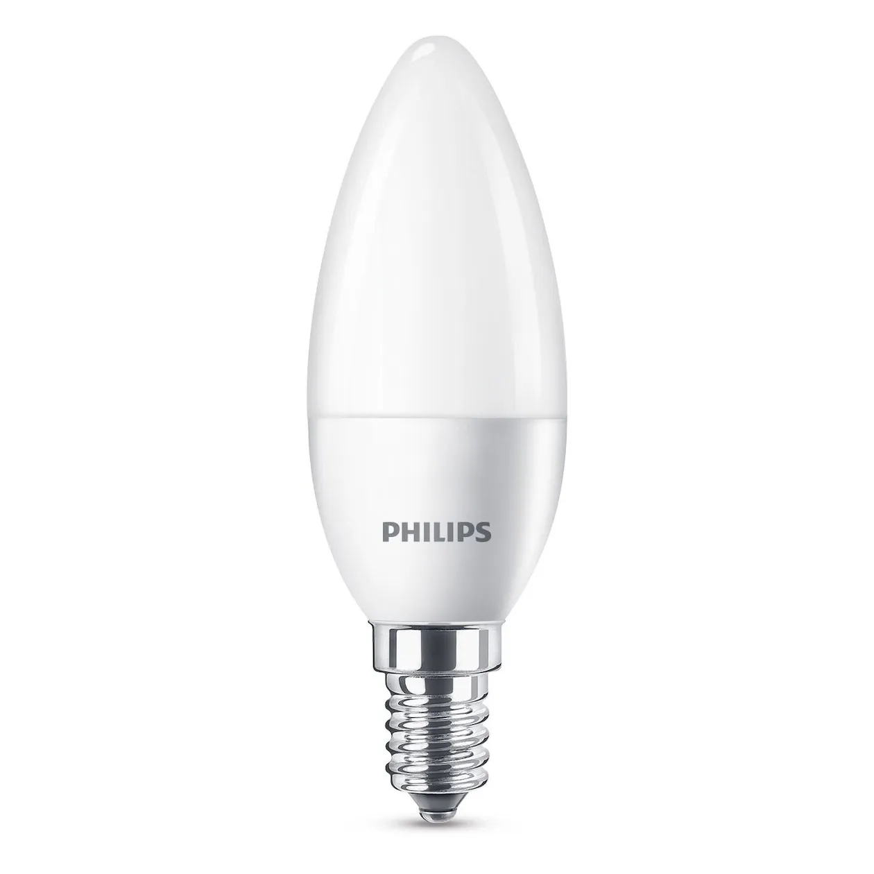 Philips LED lamp E4 4W 250Lm kaars mat 2 stuks