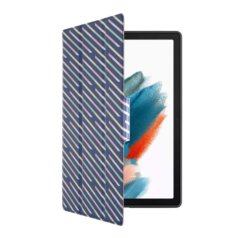 Gecko Stripes kids cover Samsung Tab A8 10.5 (2021) Roze