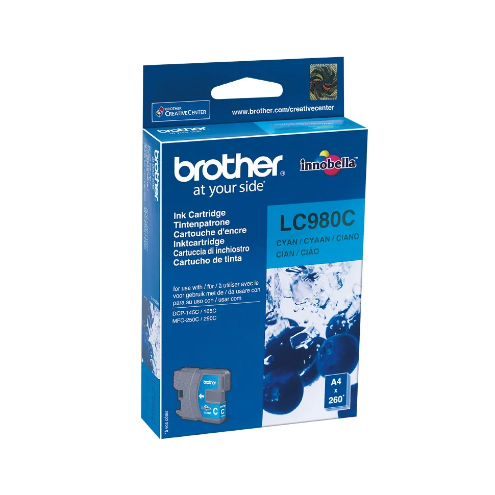 Brother LC-980C Cyaan