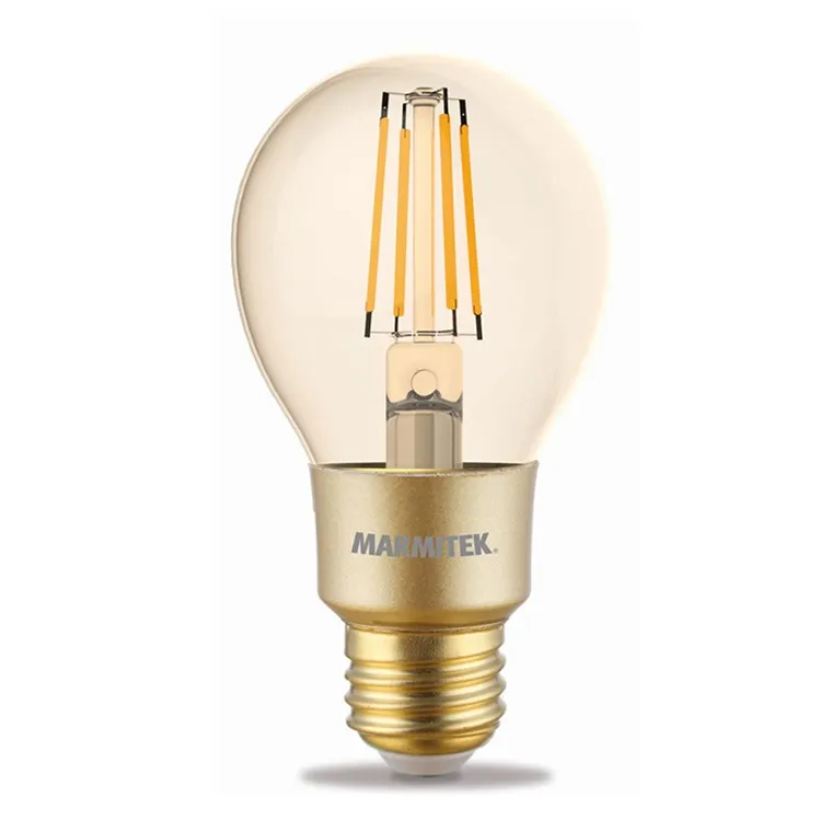Marmitek GLOW MI - Smart Wi-Fi LED filament bulb M - E27 | 650 lumen | 6 W = 40 W Transparant