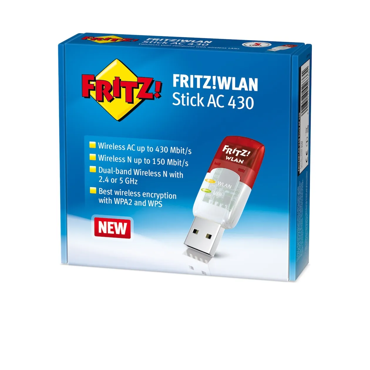 AVM FRITZ!WLAN USB Stick AC 860 Rood