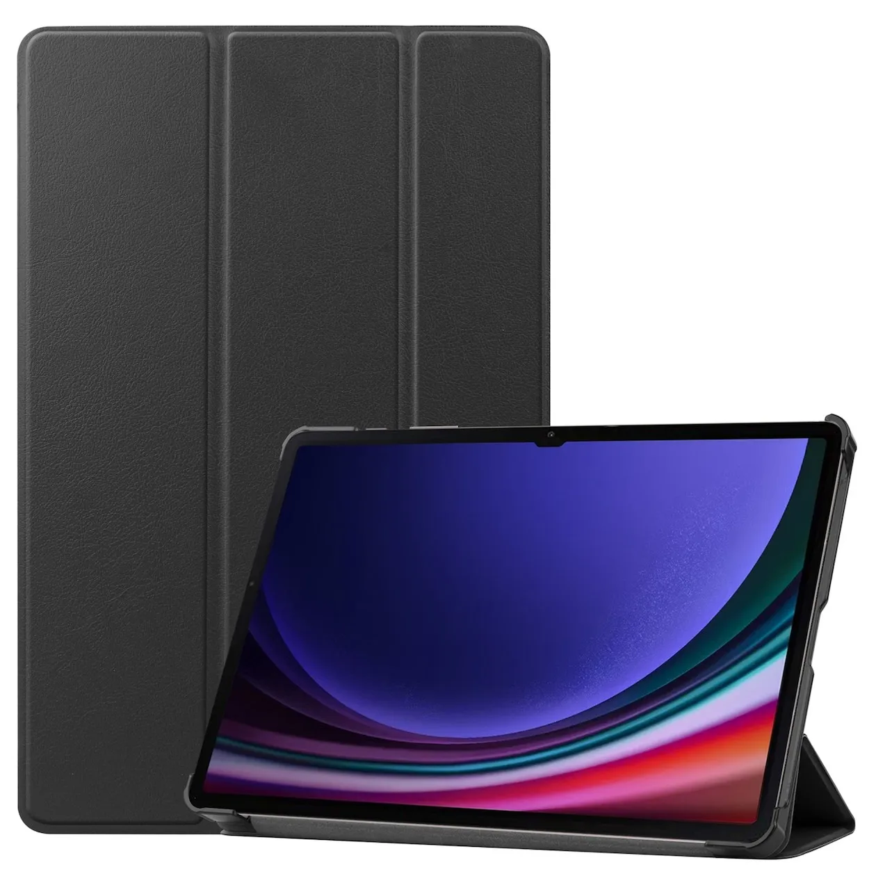 Accezz Trifold Bookcase Samsung Galaxy Tab S9 Zwart