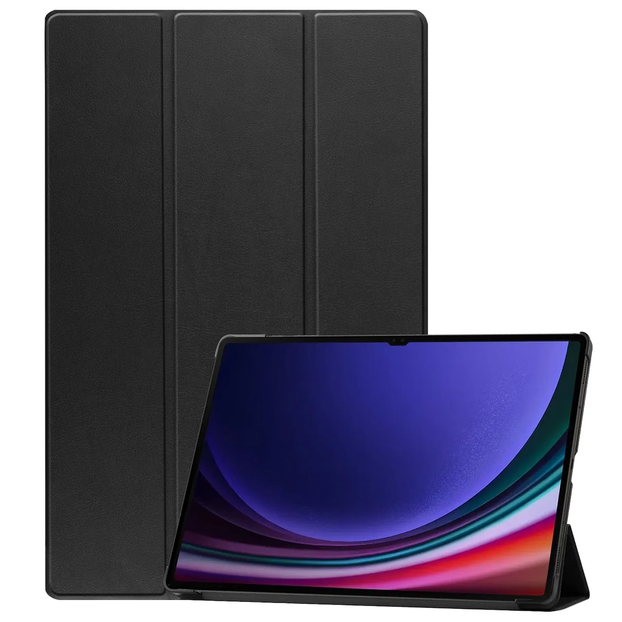Accezz Trifold Bookcase Samsung Galaxy Tab S9 Ultra Zwart