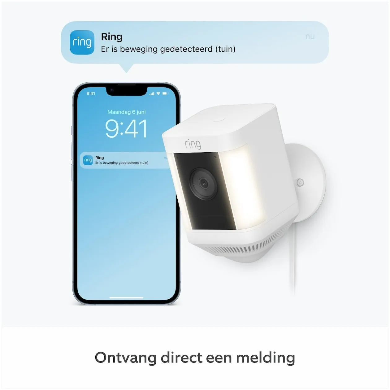 Ring Spotlight Cam Plus Plug-in EU Wit