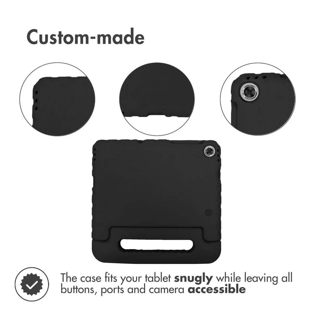 Accezz Kidsproof Backcover met handvat voor Lenovo Tab M10 Plus Zwart