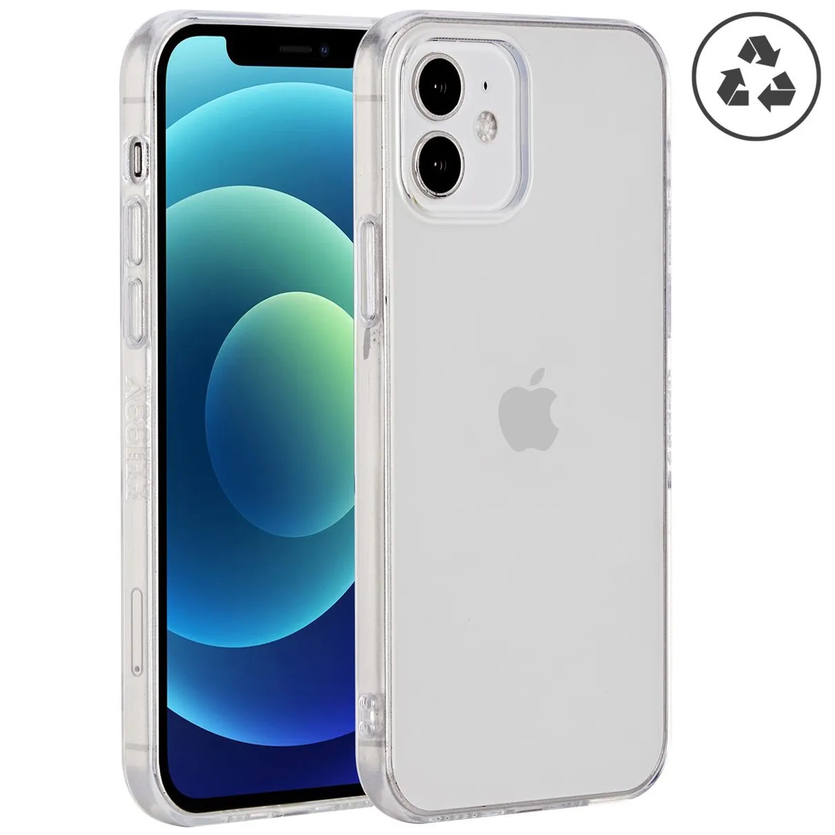 Accezz 100% Recycled Clear Backcover iPhone 12 (Pro)