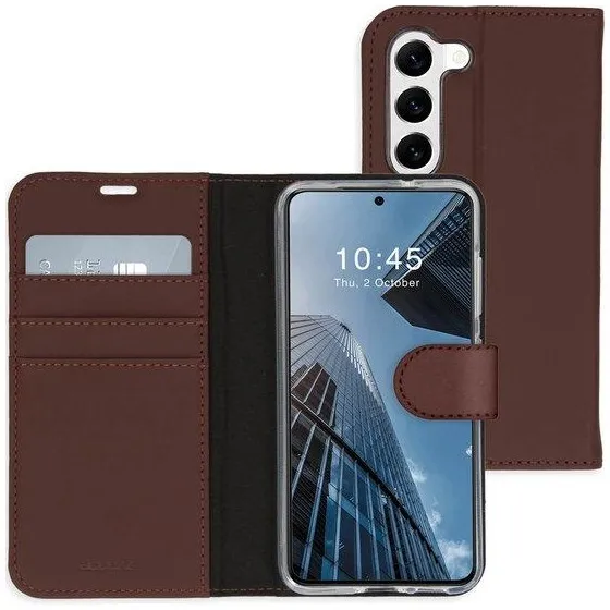 Accezz Wallet Softcase Bookcase Samsung Galaxy S23 Plus Bruin