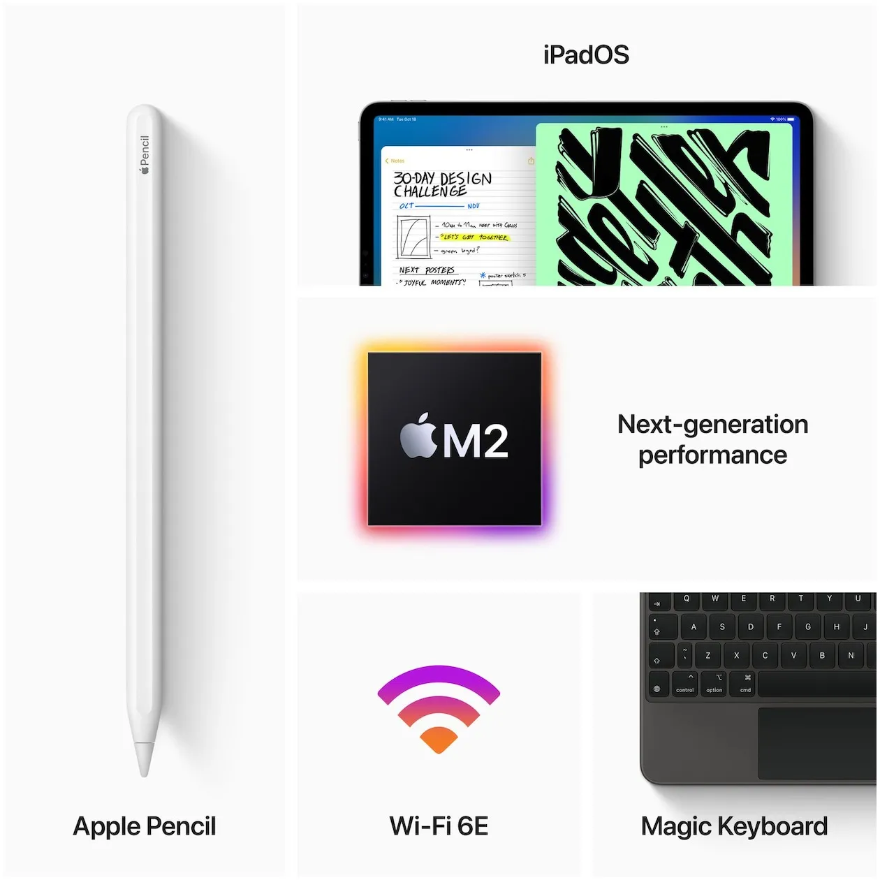 Apple iPad Pro 11 (2022) 2TB WiFi Zilver