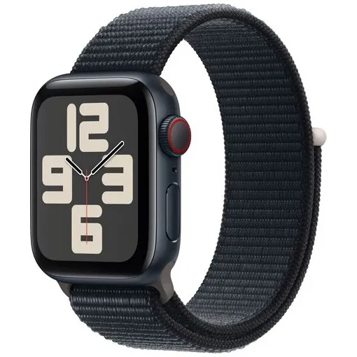 Apple Watch SE (2022) 4G 40mm Midnight Aluminium Sport Loop Middernacht