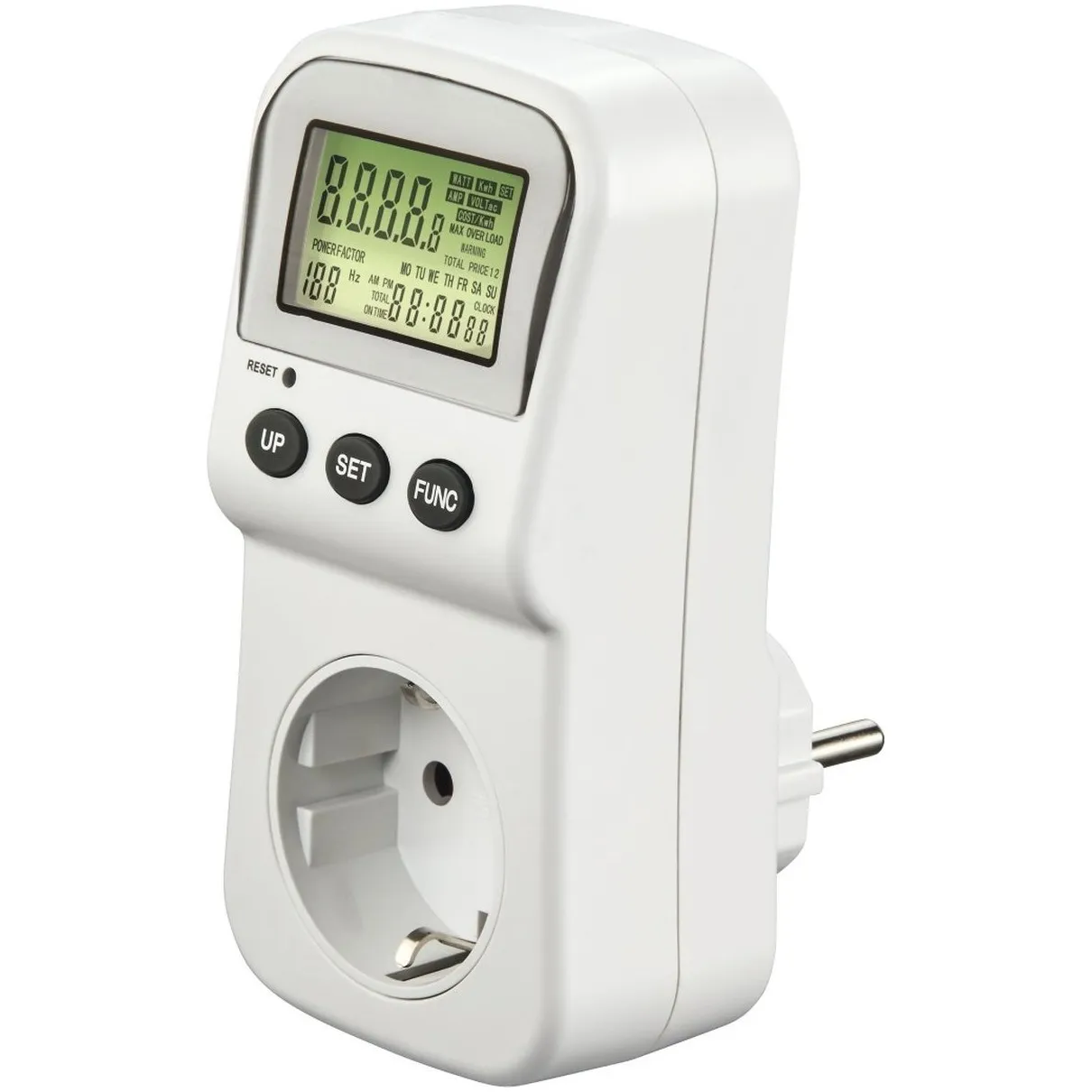 Hama Energiekostenmeter met lcd-display, digitale elektriciteitsmeter
