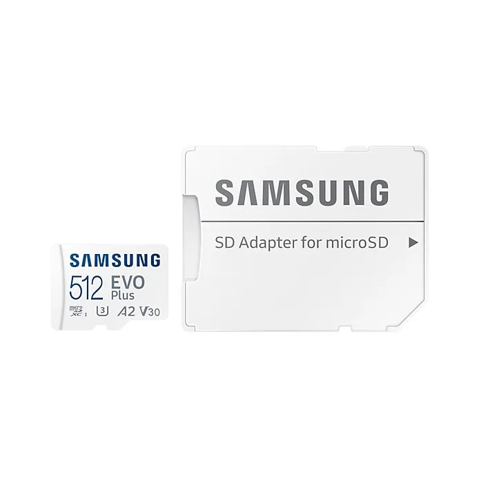Samsung EVO Plus 512GB microSDXC + Adapter Wit