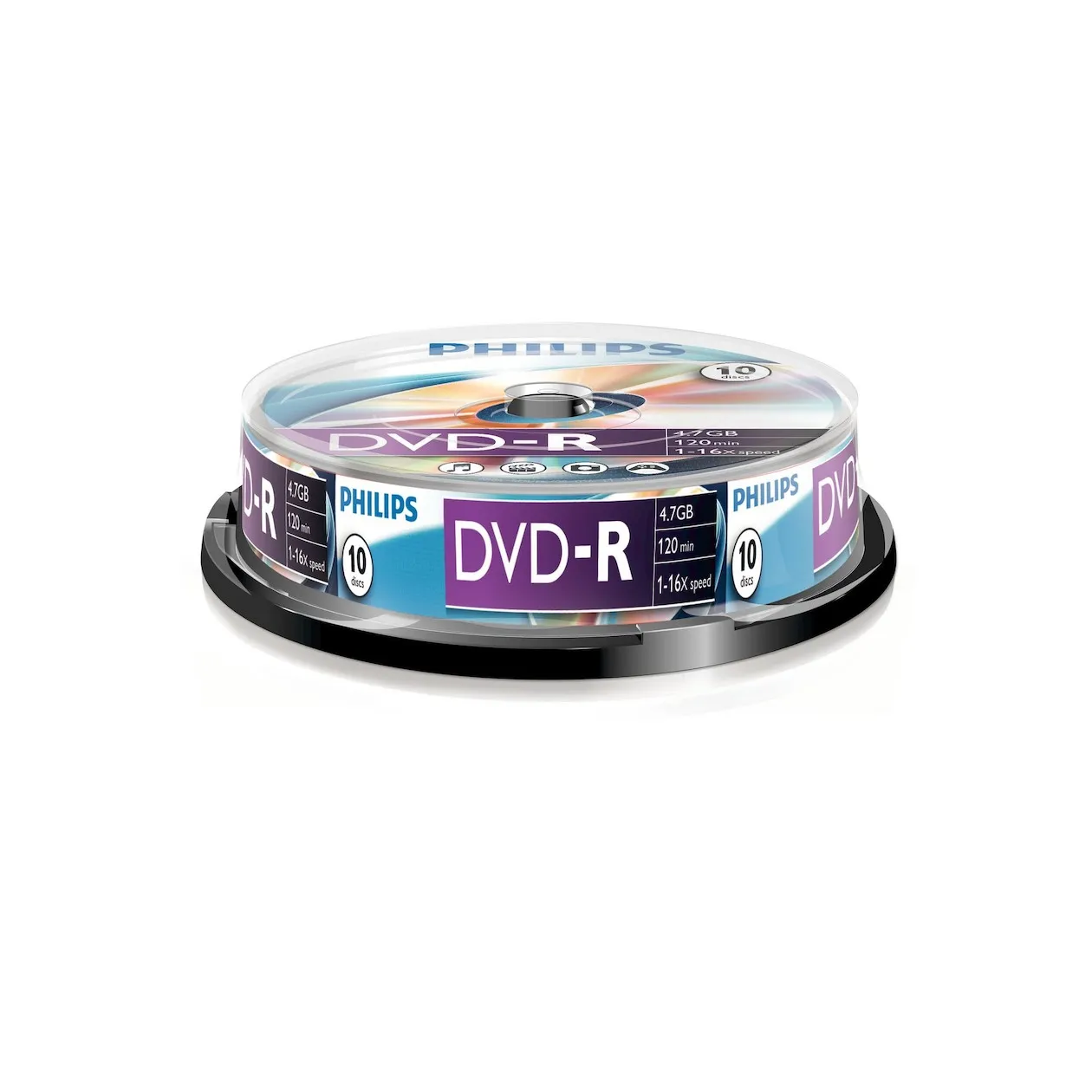 Philips DVD-R 4.7GB 16x 10 stuks (Spindel) 9865330031