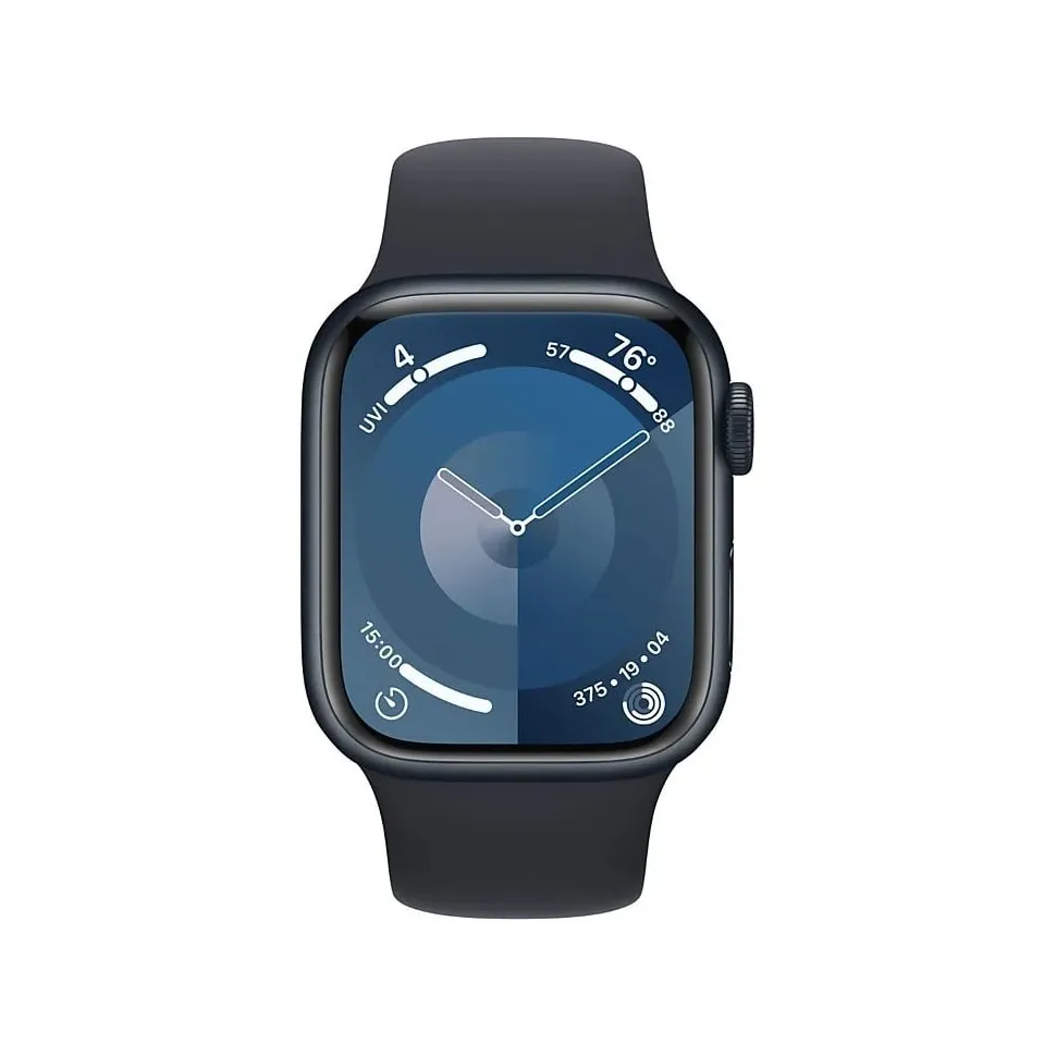 Apple Watch Series 9 41mm Midnight Aluminium Sportband M/L Middernacht