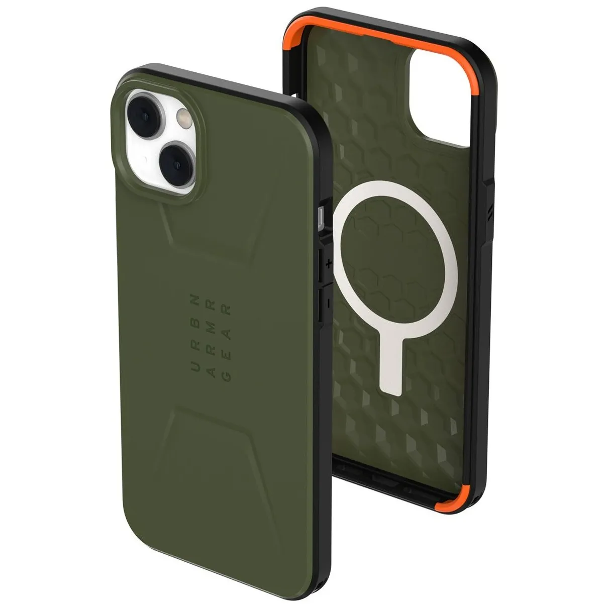 UAG Civilian Backcover MagSafe iPhone 14 Plus Olijfgroen