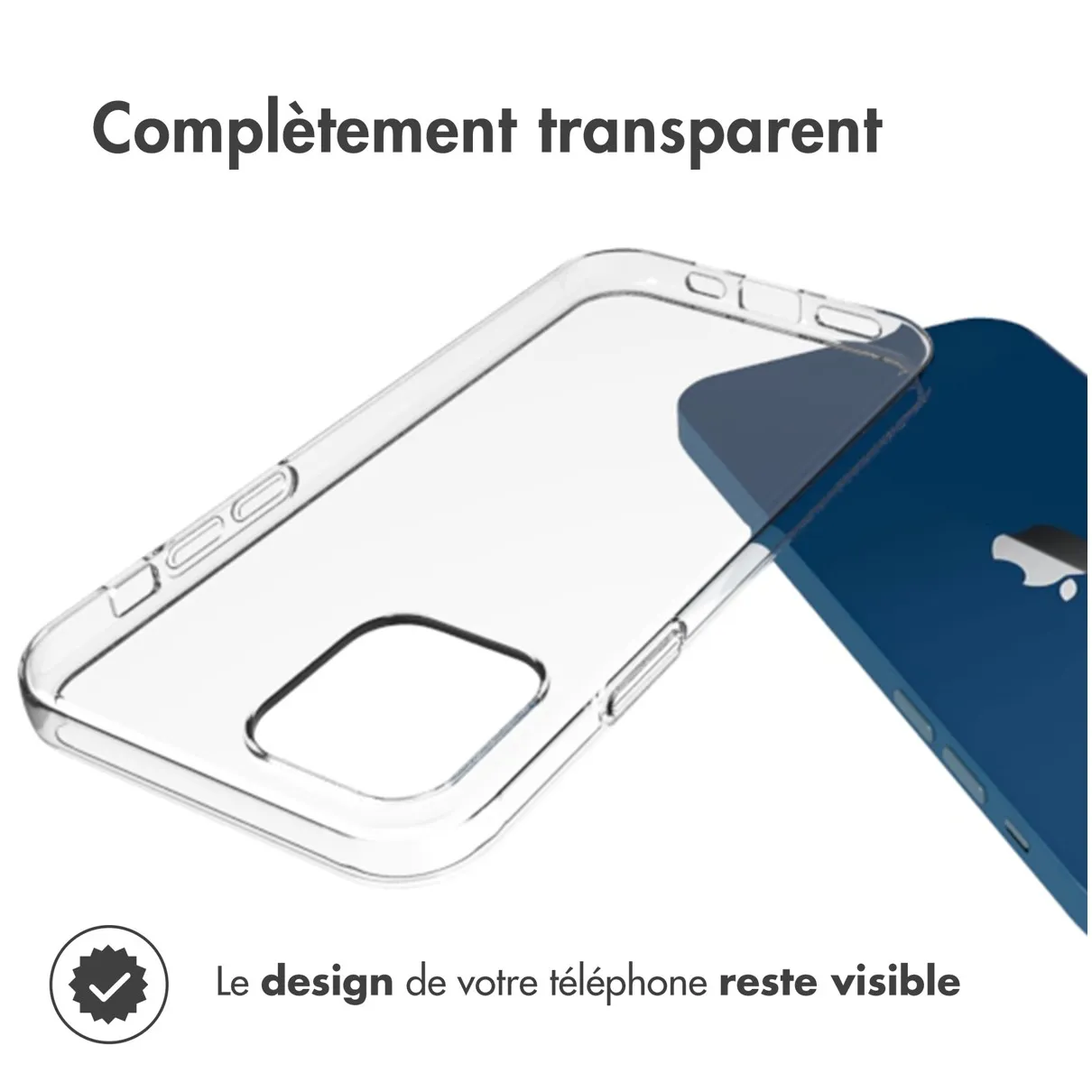 Accezz Clear Backcover iPhone 12 Mini Transparant