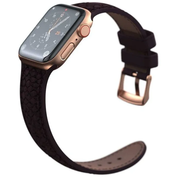 Njord Eldur Watchband voor Apple Watch 40 mm Aubergine