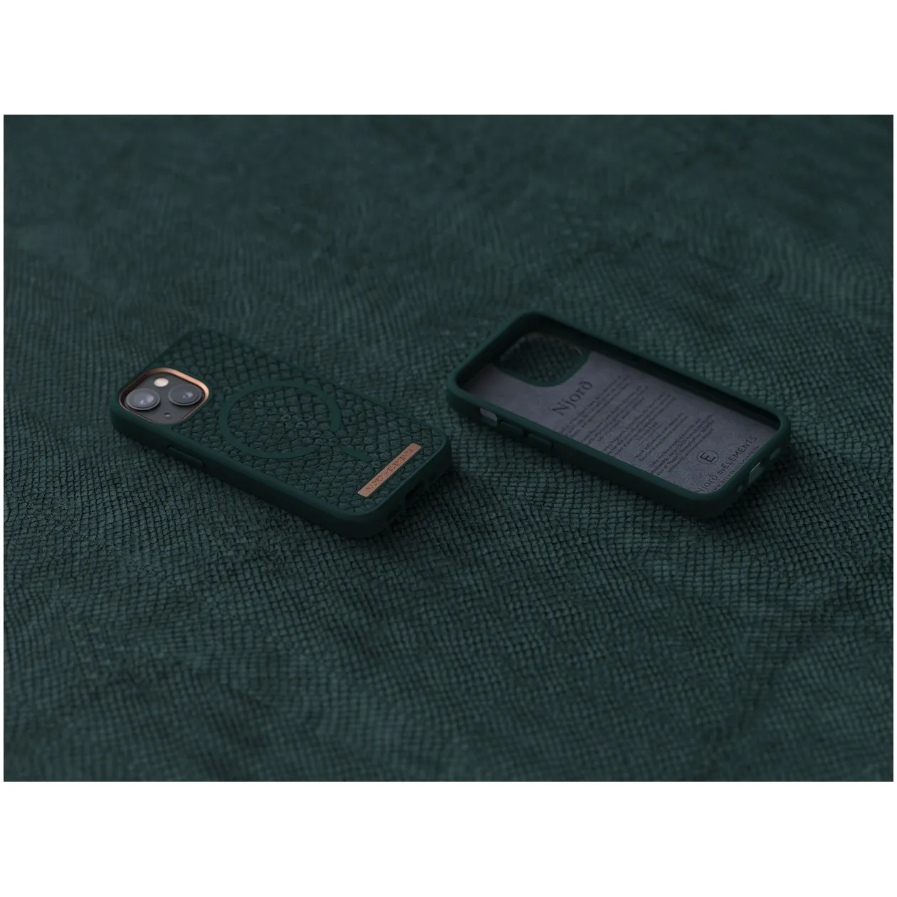 Njord Jord Cover voor Apple iPhone 13 Mini Groen