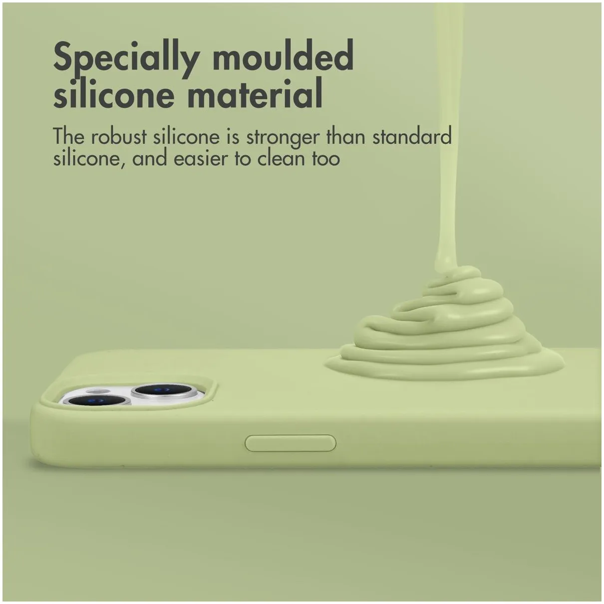 Accezz Liquid Silicone voor Samsung Galaxy A13 (4G) Groen