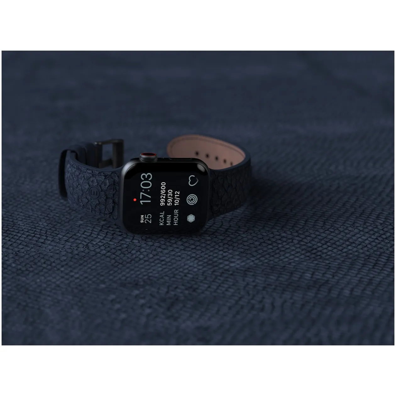 Njord Vatn Watchband voor Apple Watch 40 mm Petrol