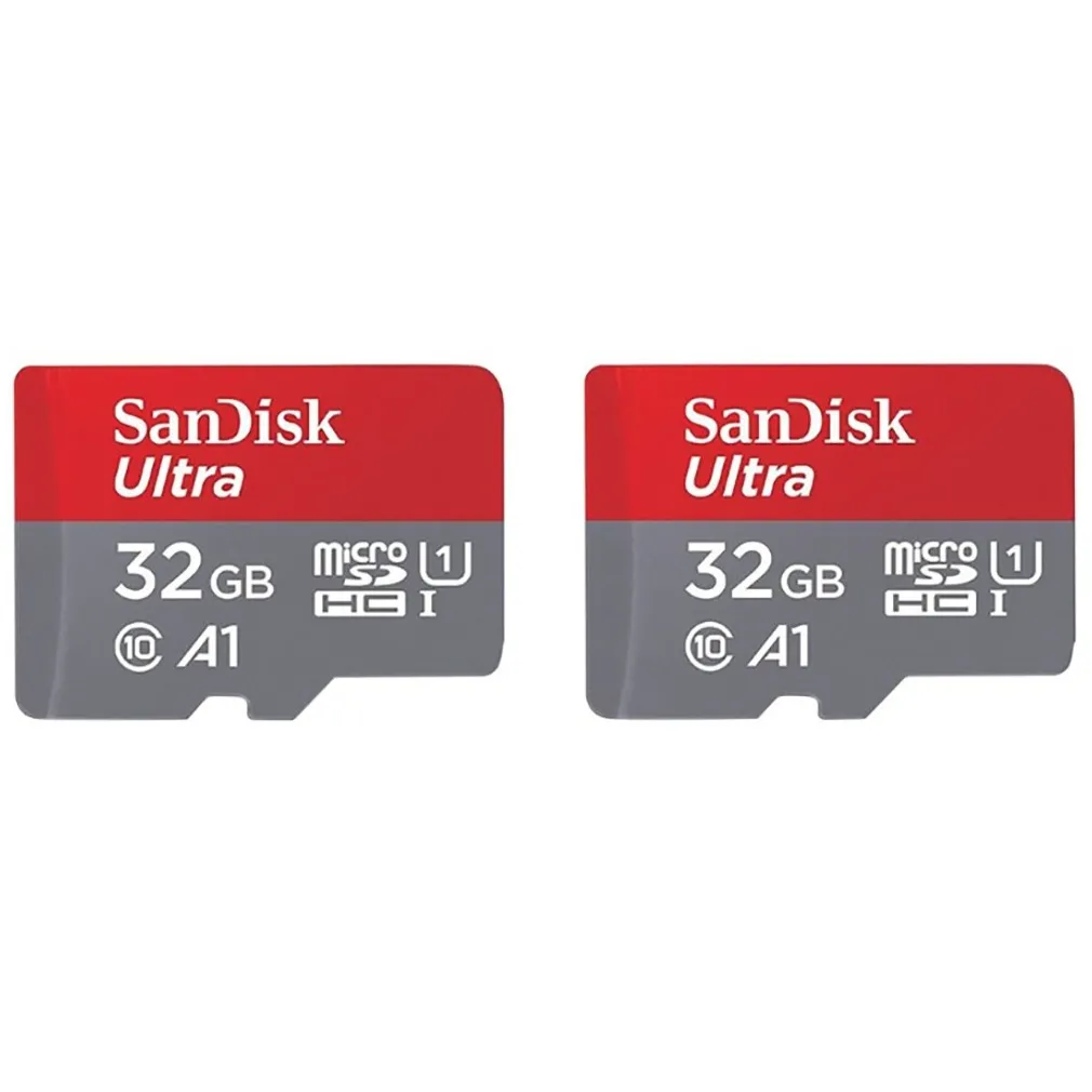 SanDisk MicroSDHC Ultra Android 32GB 120MB/s Class 10 A1 - 2pak