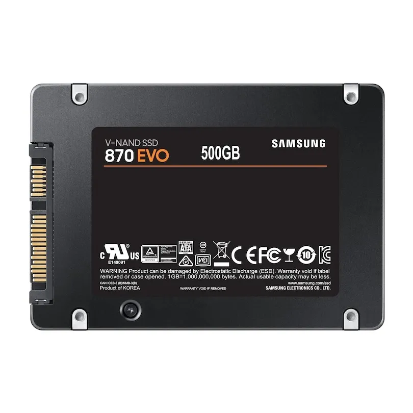 Samsung 870 EVO 500GB Zwart