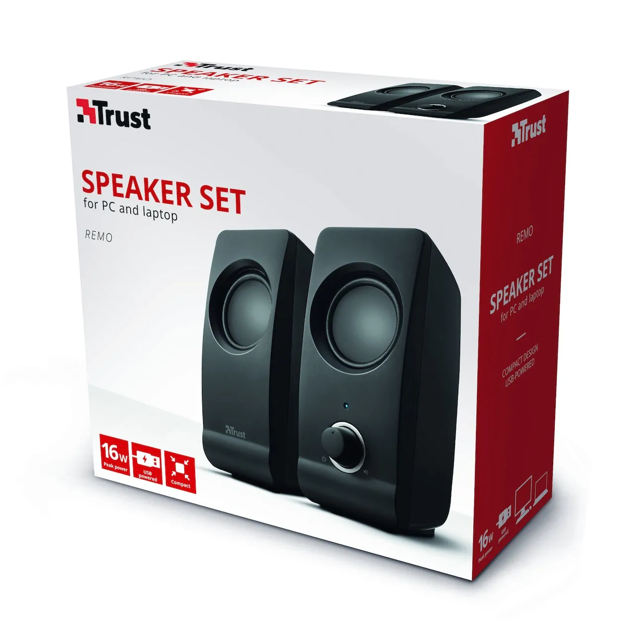 Trust Remo 2.0 Speaker Set Zwart