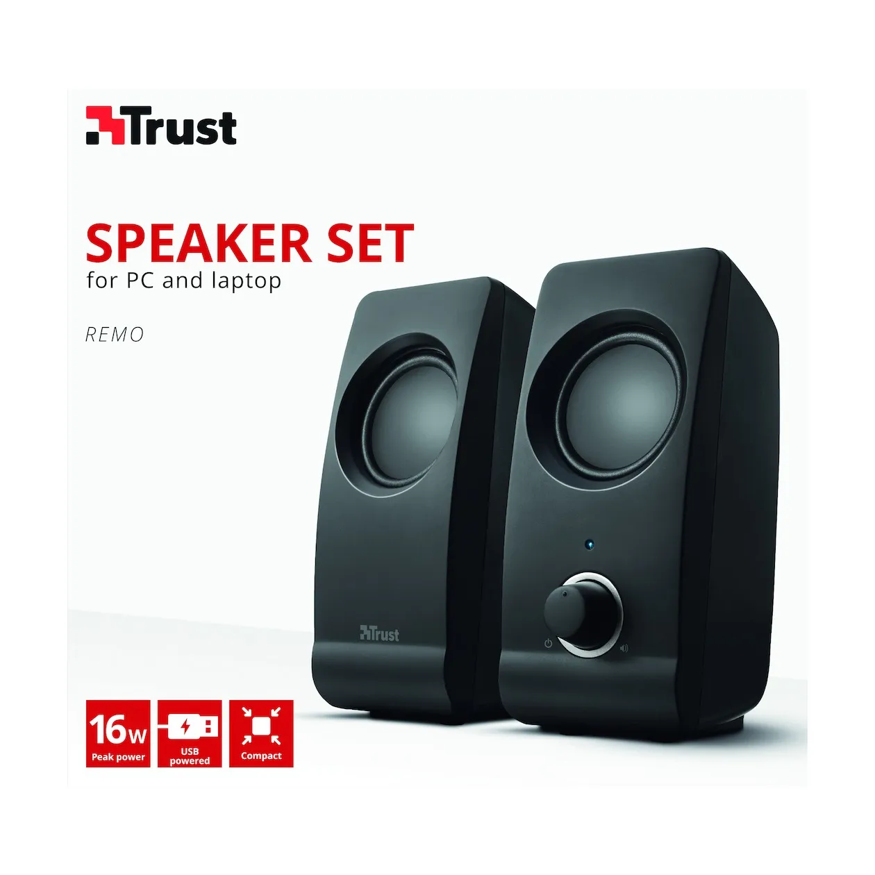 Trust Remo 2.0 Speaker Set Zwart
