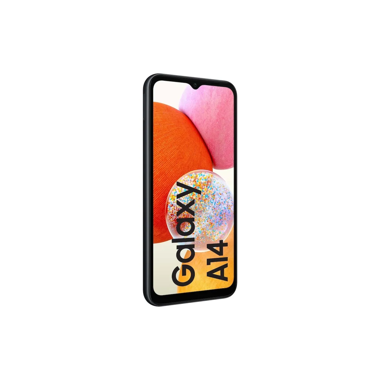 Samsung Galaxy A14 128GB + Clear case Bundel Zwart