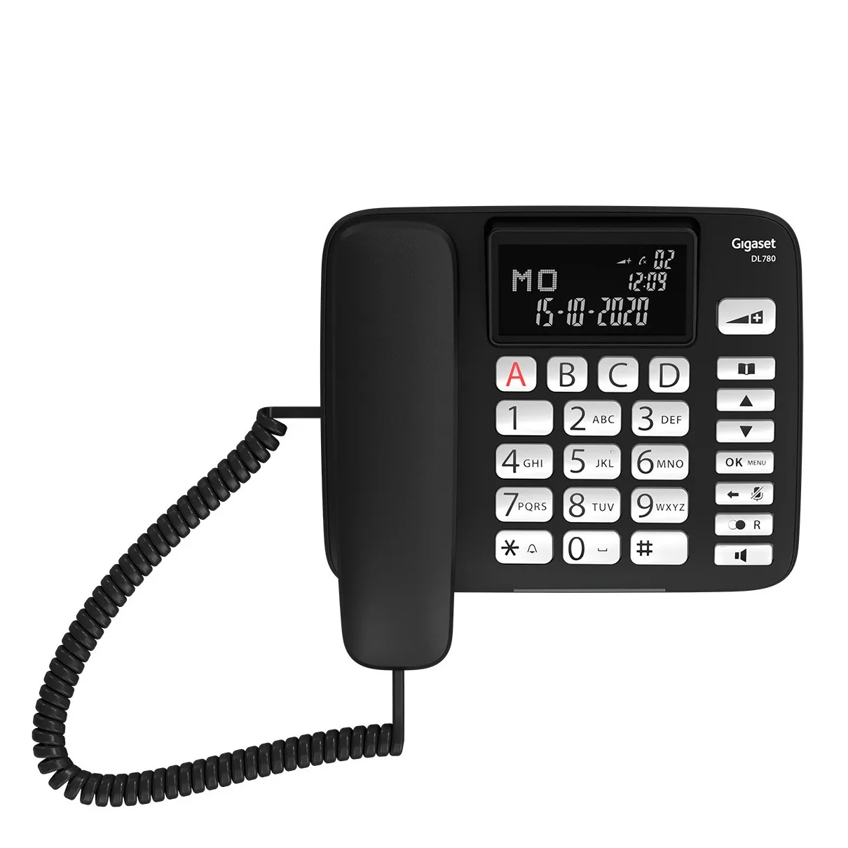 Gigaset DL780 Combi seniorentelefoon Zwart