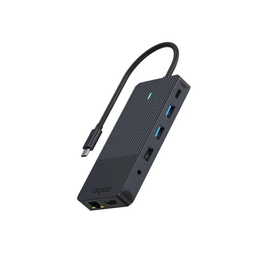 Rapoo USB-C Multiport Adapter, 12-in-1, grijs