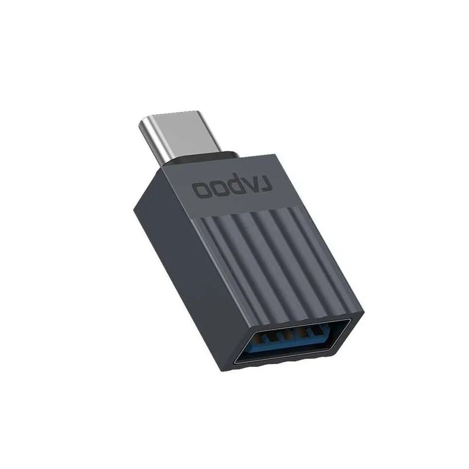 Rapoo USB-C Adapter, USB-C naar USB-A, grijs