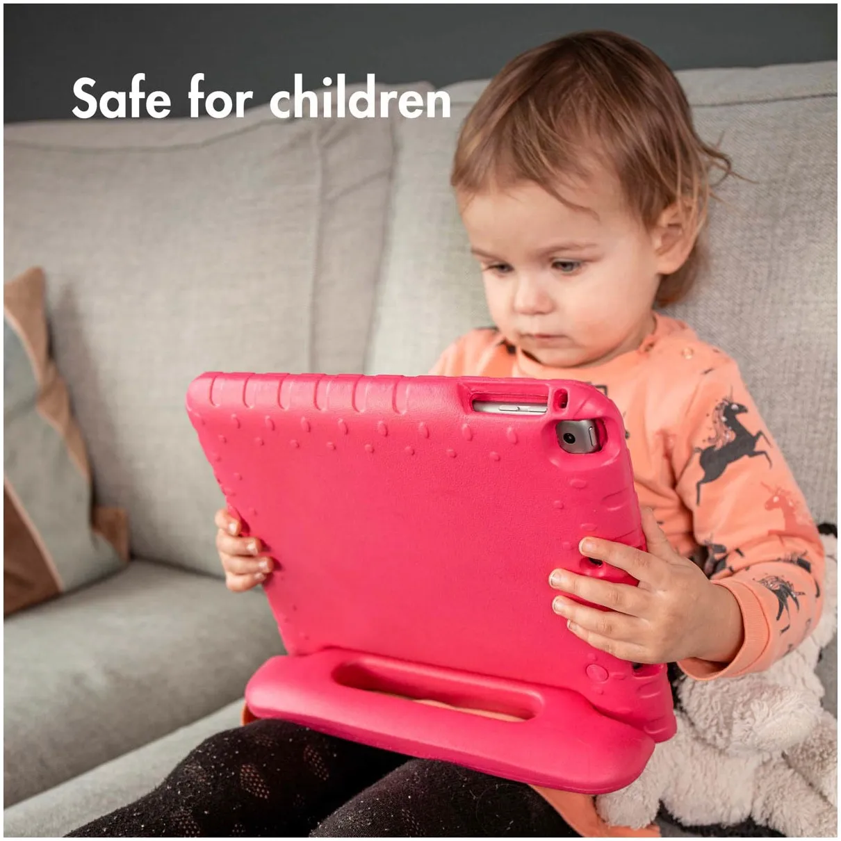 Accezz Kidsproof Backcover met handvat Samsung Galaxy Tab A9 Plus Roze