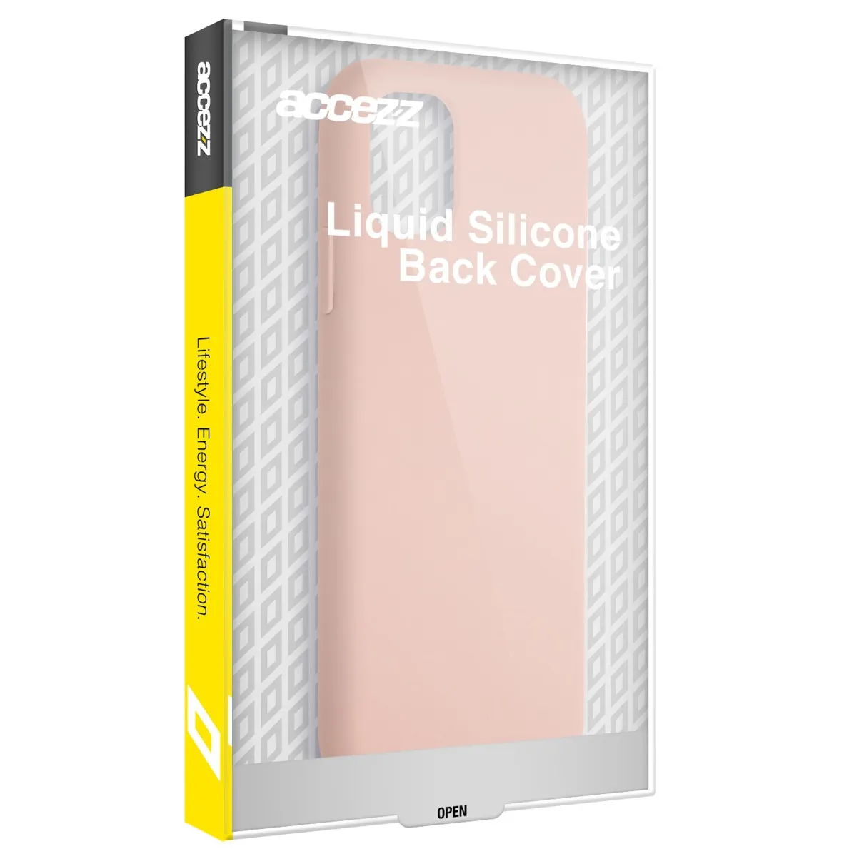 Accezz Liquid Silicone Backcover iPhone 15 Pro Roze