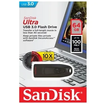 SanDisk USB Ultra 64GB 130 MB/s - USB 3.0