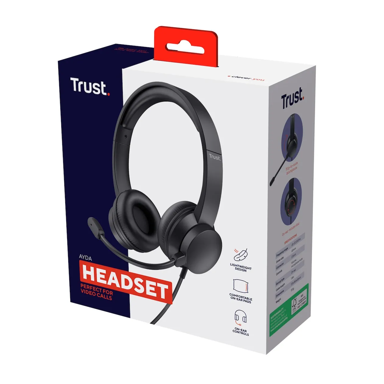 Trust Ayda Headset voor pc (3.5mm)