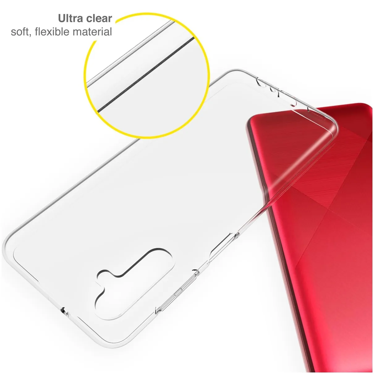 Accezz Clear Backcover voor Samsung Galaxy A13 (5G) / A04s Transparant