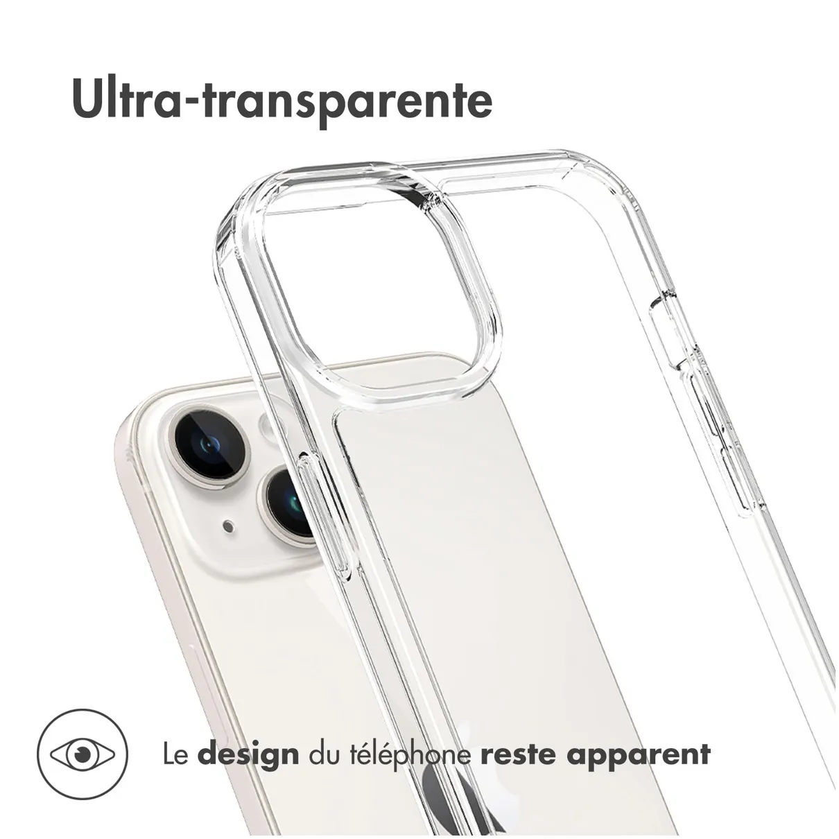 Accezz Xtreme Impact Backcover iPhone 15 Plus Transparant