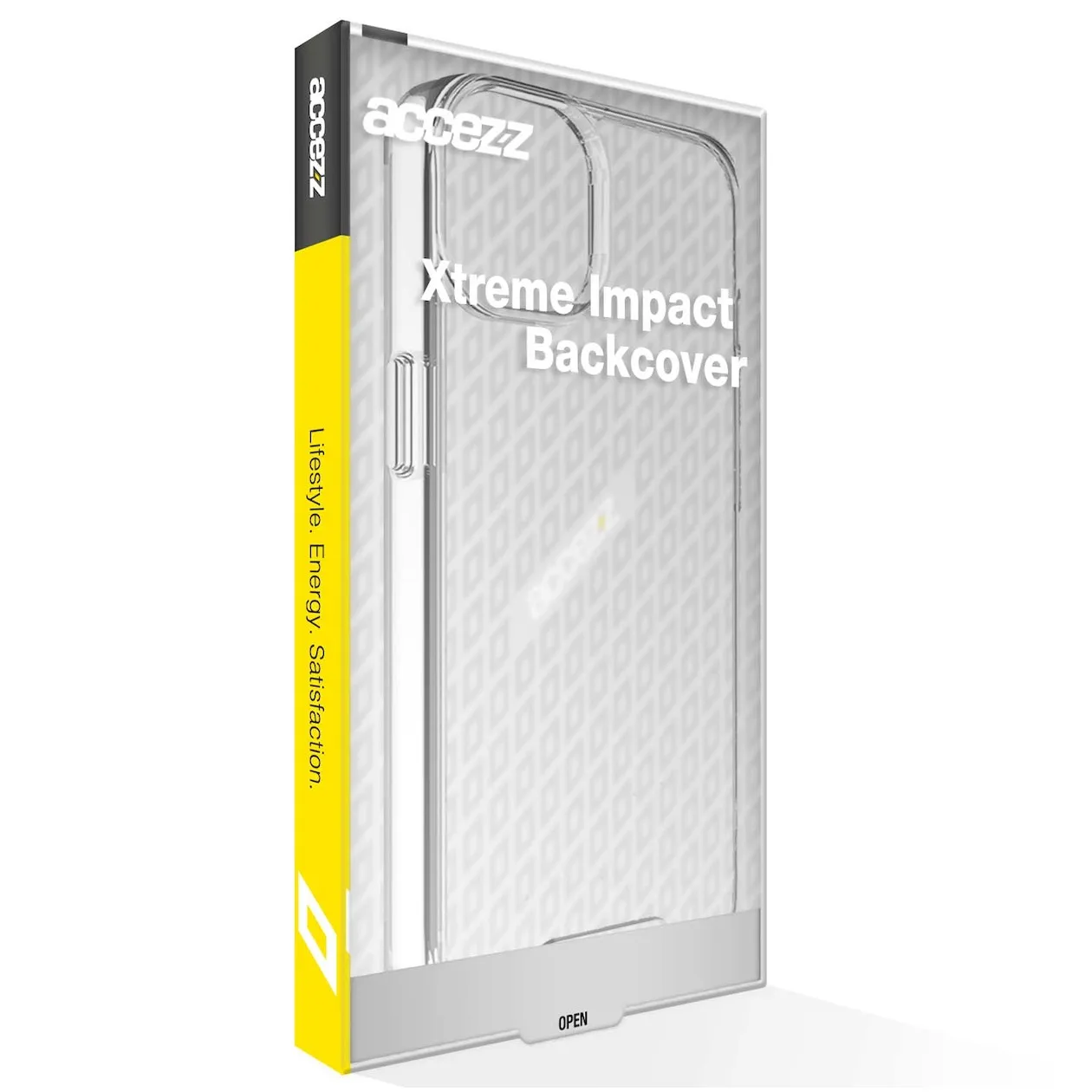 Accezz Xtreme Impact Backcover iPhone 15 Pro Transparant
