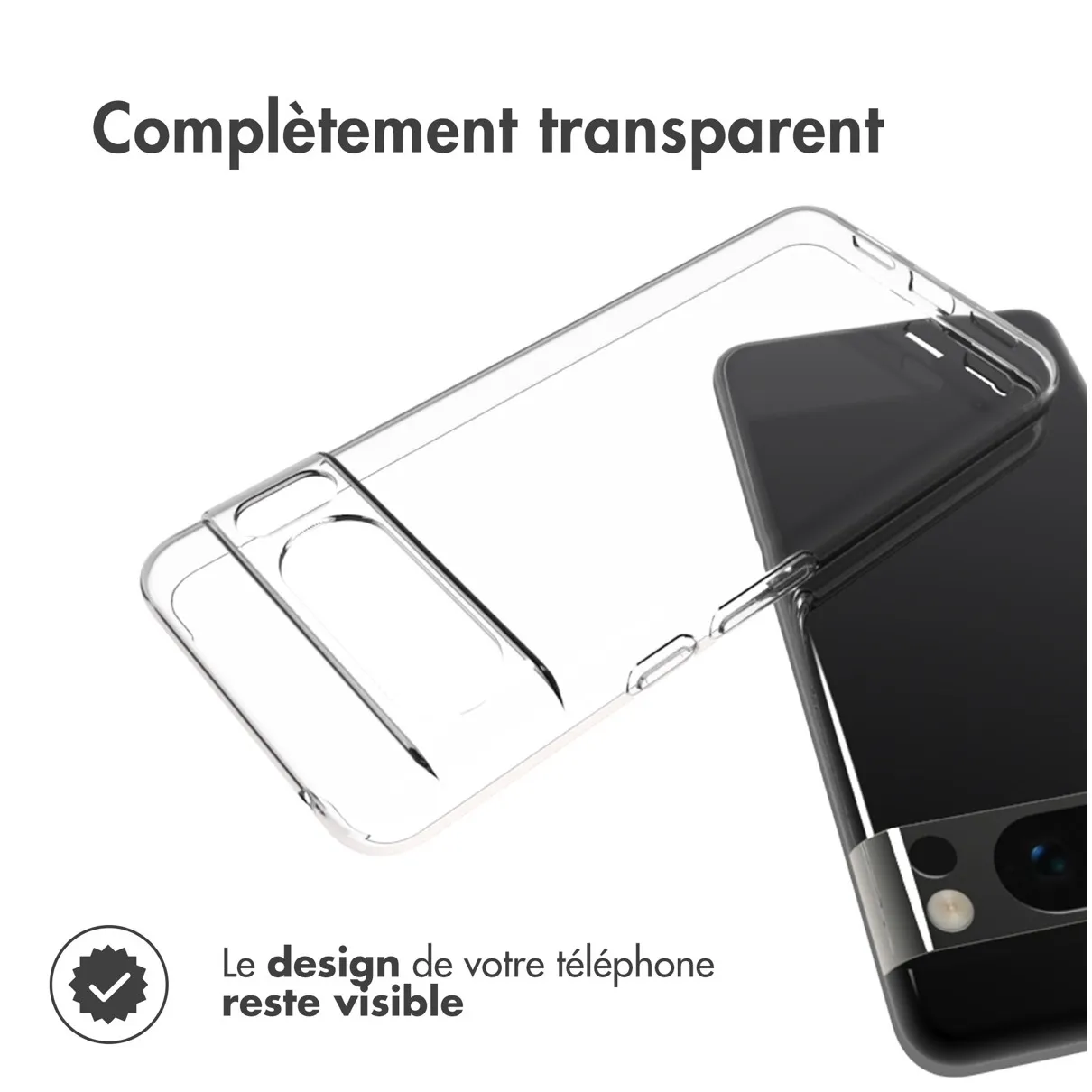 Accezz Clear Backcover Google Pixel 8 Pro Transparant