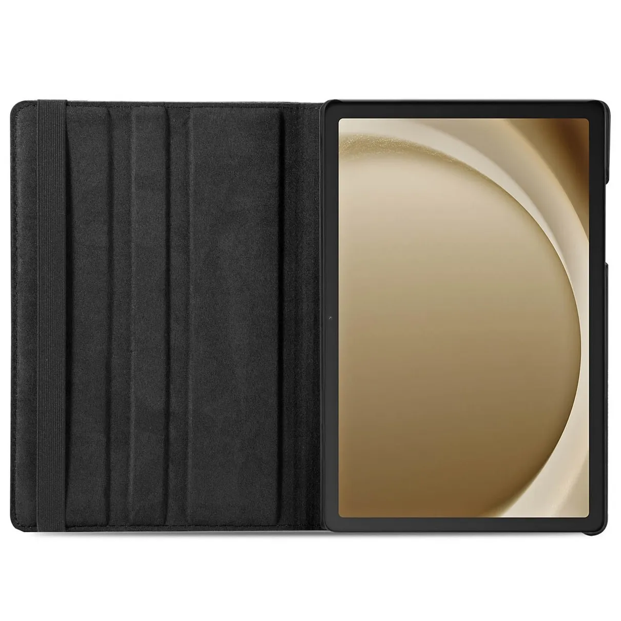Accezz 360Â° draaibare Bookcase Samsung Galaxy Tab A9 Plus Zwart