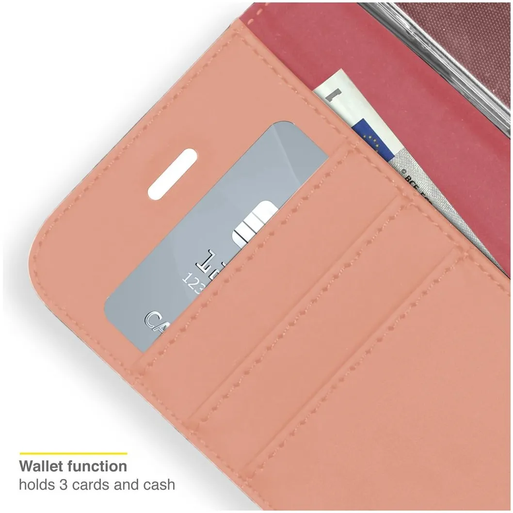 Accezz Wallet Case voor Apple iPhone 13 Roze/goud