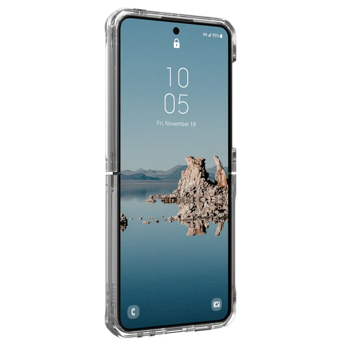 UAG Plyo Pro Backcover Samsung Galaxy Z Flip 5 Transparant