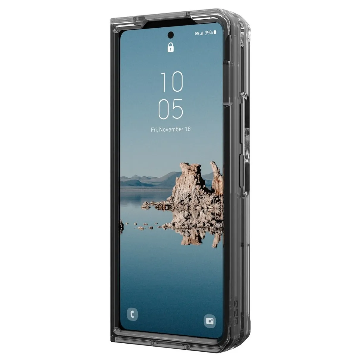 UAG Plyo Pro Backcover Samsung Galaxy Z Fold 5 Donkergrijs