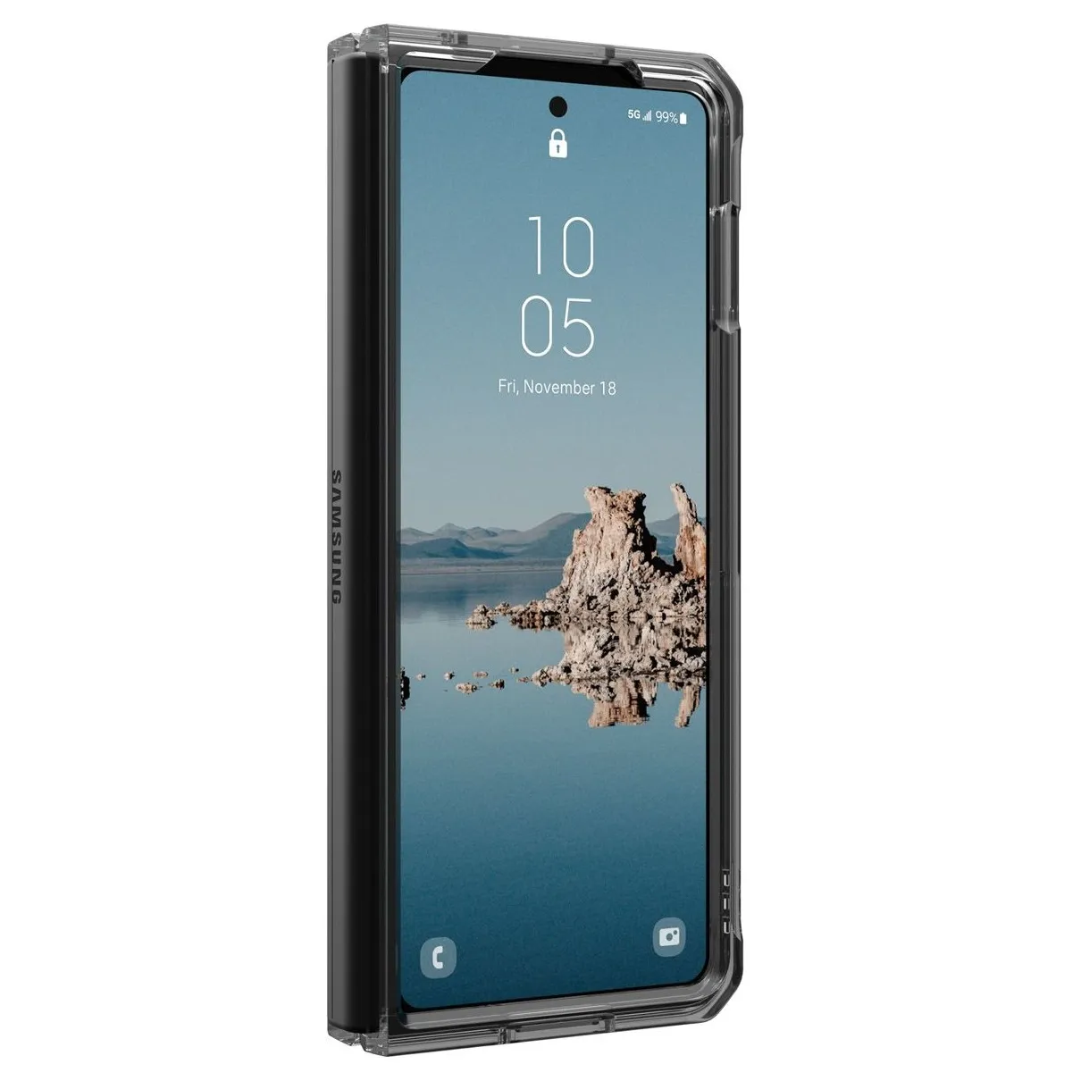 UAG Plyo Pro Backcover Samsung Galaxy Z Fold 5 Donkergrijs