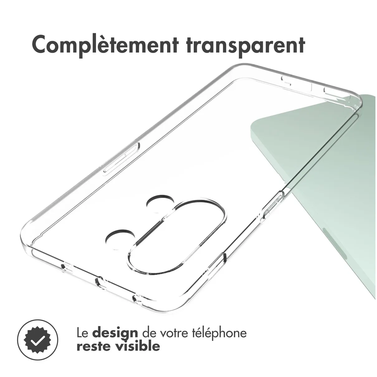 Accezz Clear Backcover OnePlus Nord 3 Transparant
