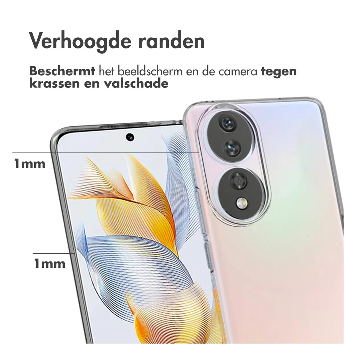 Accezz Clear Backcover Honor 90 Transparant