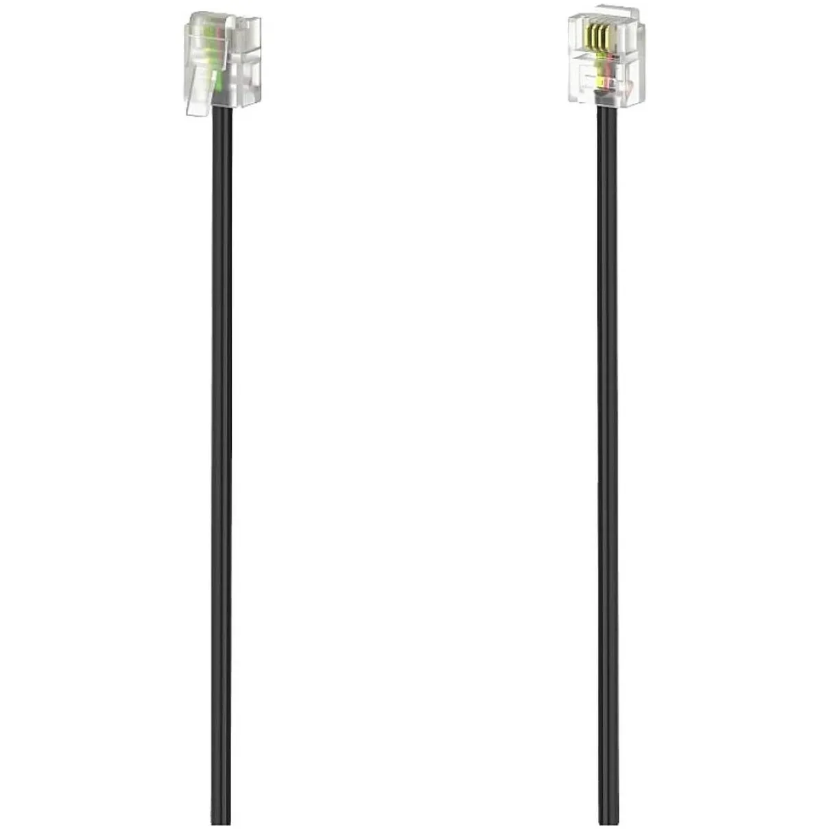 Hama Modulaire kabel, stekker 6p4c - stekker 6p4c, 3 m Zwart