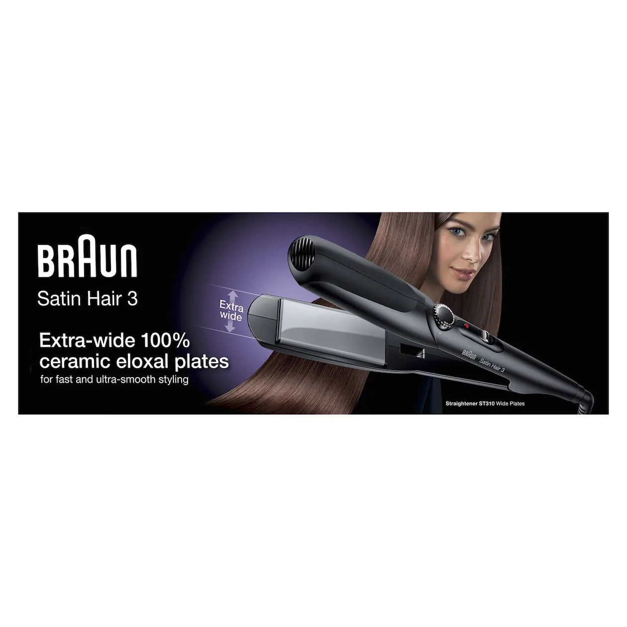 Braun ST310 Satin-Hair 3 Zwart